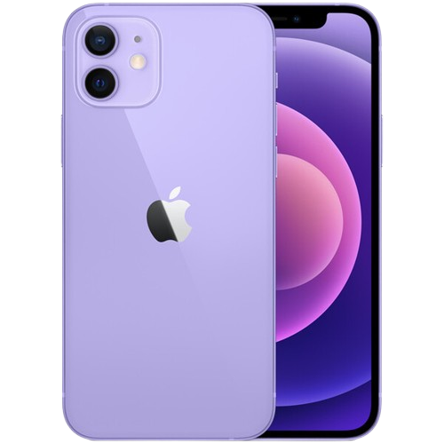 iPhone 12 Fialová zadní a přední strana