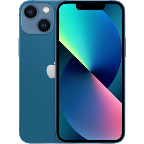 iPhone 13 Mini Modrá zadní a přední strana