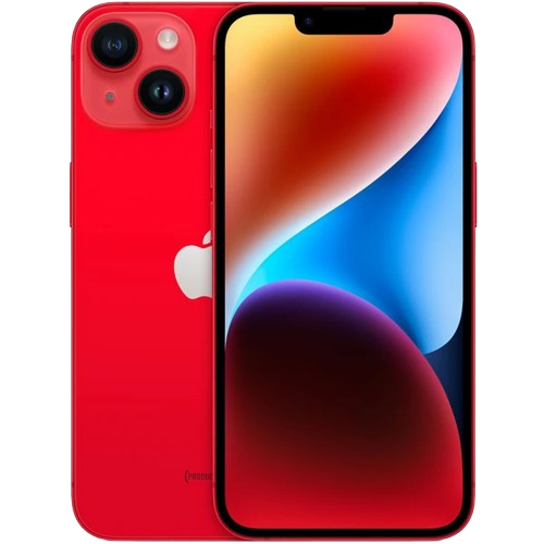 iPhone 14 Červená zadní a přední strana