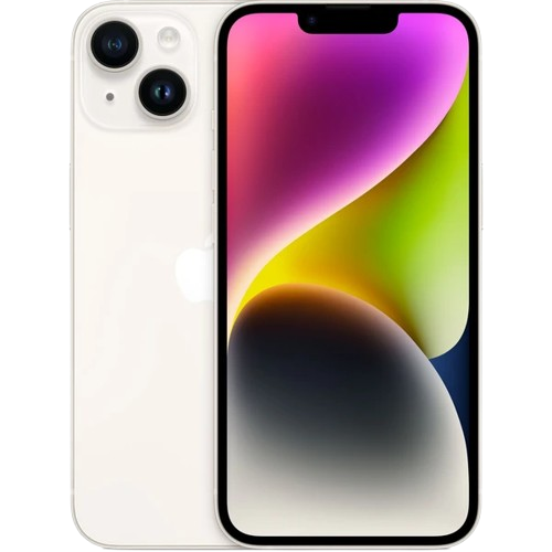 iPhone 14 Bílá zadní a přední strana