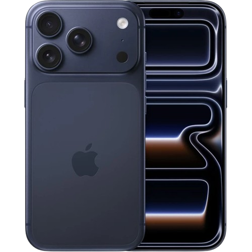 iPhone 17 Pro Temně modrá zadní a přední strana